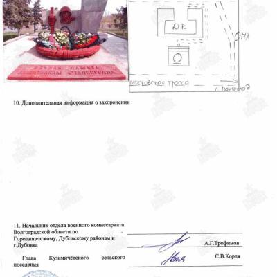 Учетная карточка воинского захоронения стр 2