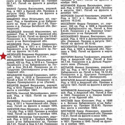 Книга памяти Хабаровского края