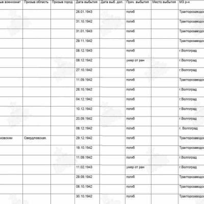 В списке перезахоронения на Мамаевом Кургане № 12453