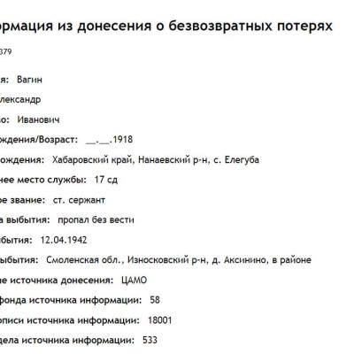 Сводная информация